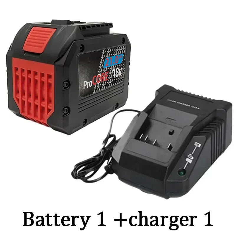 18.0mAh ProCORE Battery Replacement Suitable for 18V Bosch Tool Battery BAT618 GBA18V BAT609 21700 High-power 10C BOSCH Battery