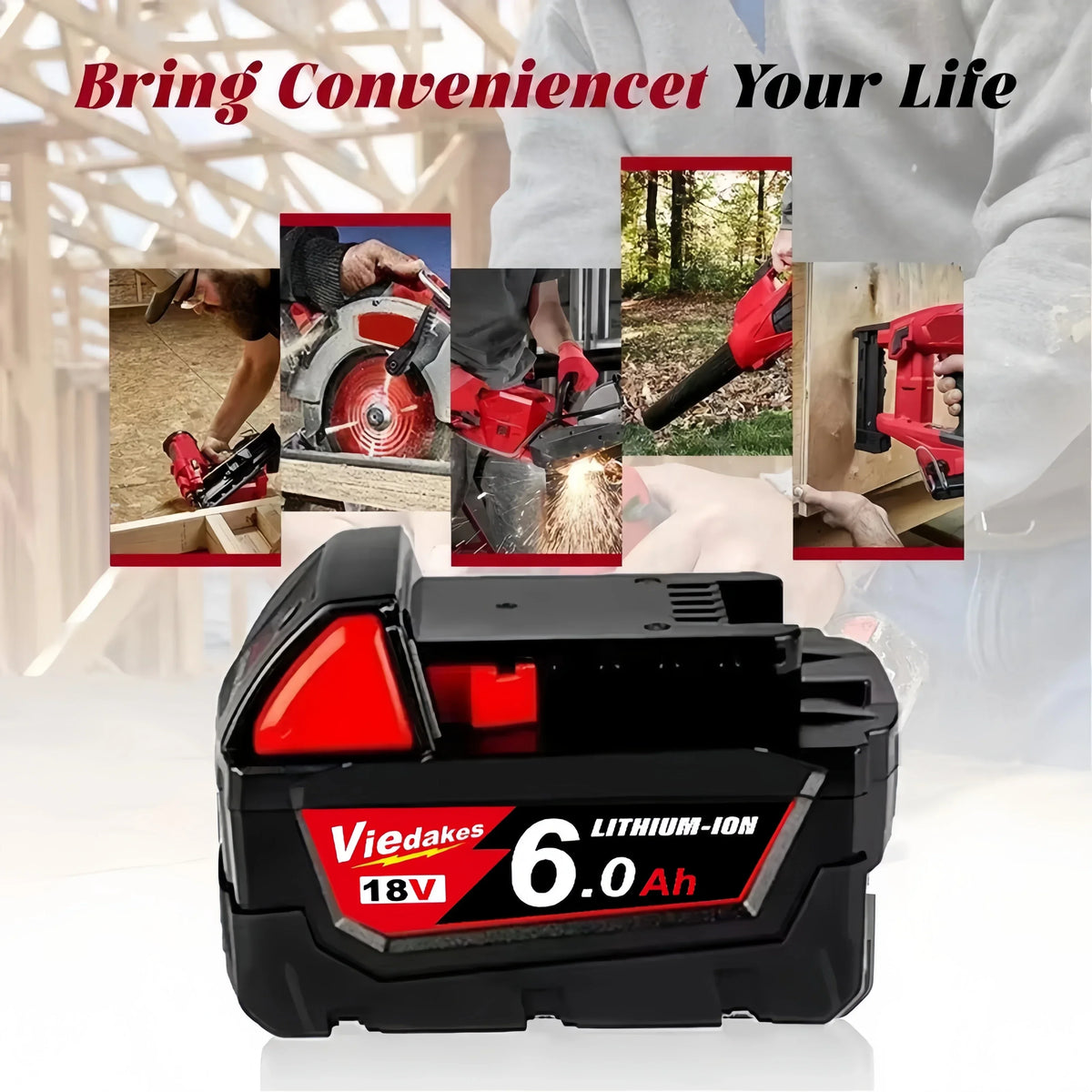 100% New for Milwaukee 18v Battery 9.0Ah High Output 18V Lit