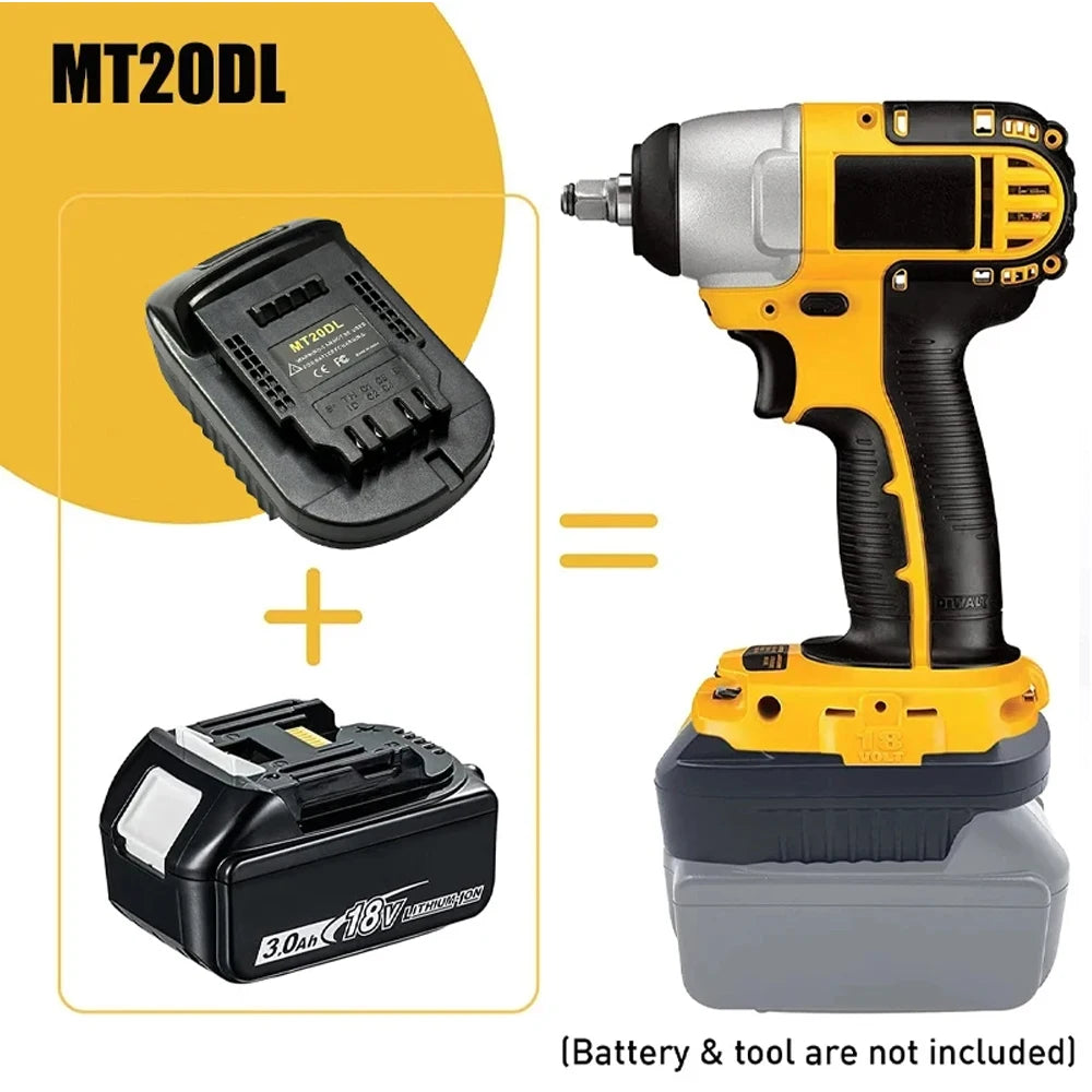 Battery Adapter MT20DL Converter for Makita 18V Li-ion Batte