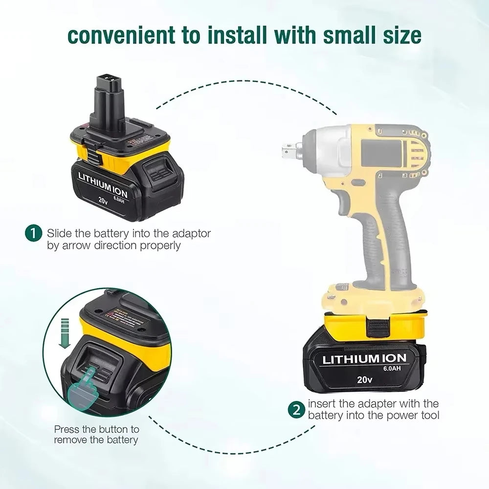 DCA1820 Power Tool Adapter USB Power Bank For Dewalt 20V Li-