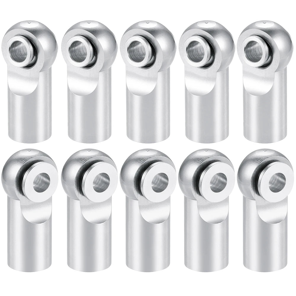 AXSPEED 10Pcs Aluminum Alloy M2 M2.5 Rod End Ball Head Joints Holder Tie Right-Hand Screw for RC Model Car Boat Airplane Trucks