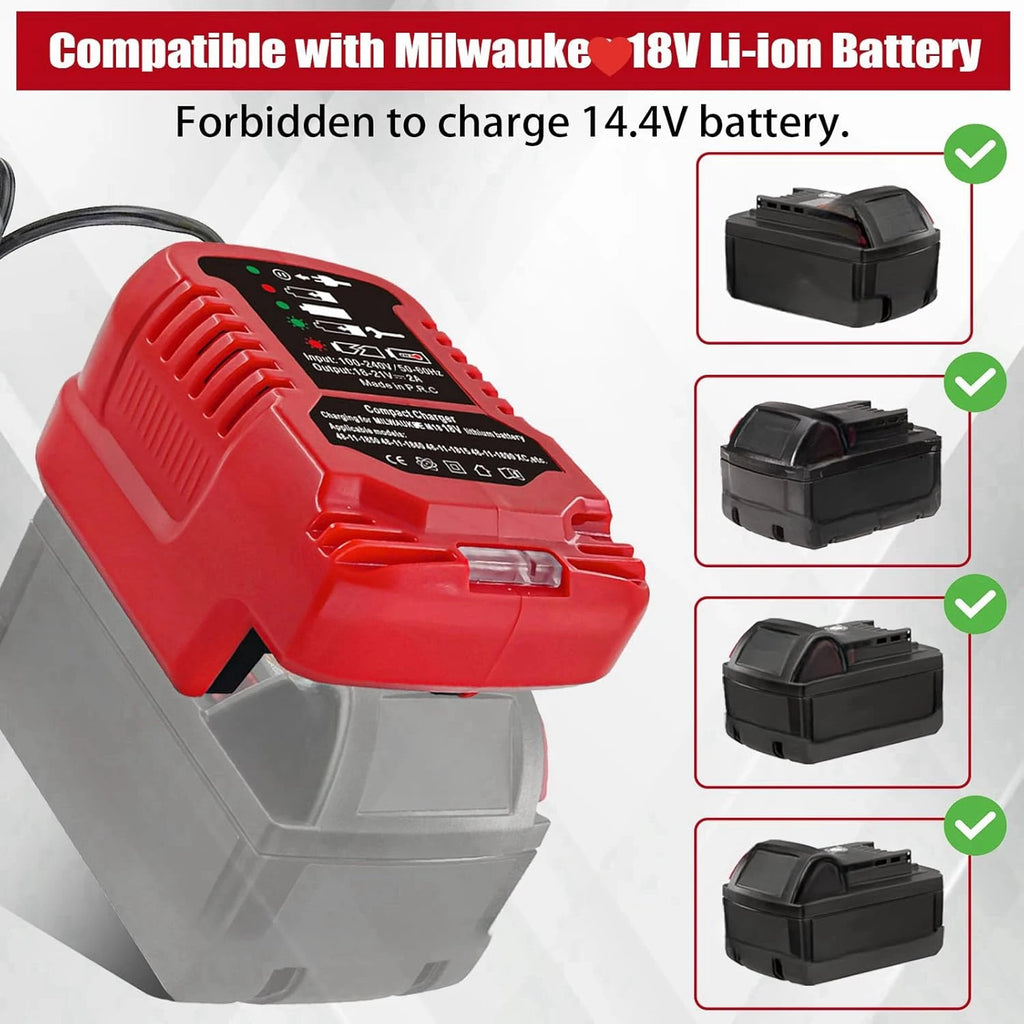 Mini Compact Car Charger For Makita For Milwaukee For Dewalt