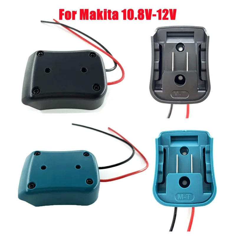 Battery Adapter 10.8V-12V Battery Dock Power Connector With 