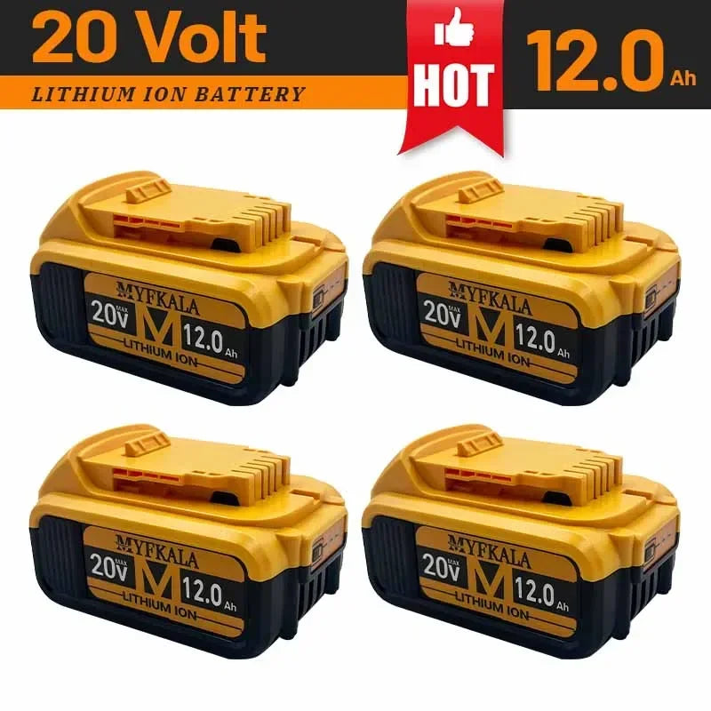 New 100% Original 12000mAh 20V for Dewalt Power Tool Battery