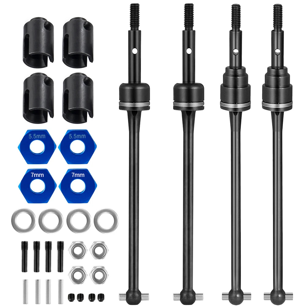 TRINOOD Alu Alloy Front Rear Shock Mount Steering Blocks Lin