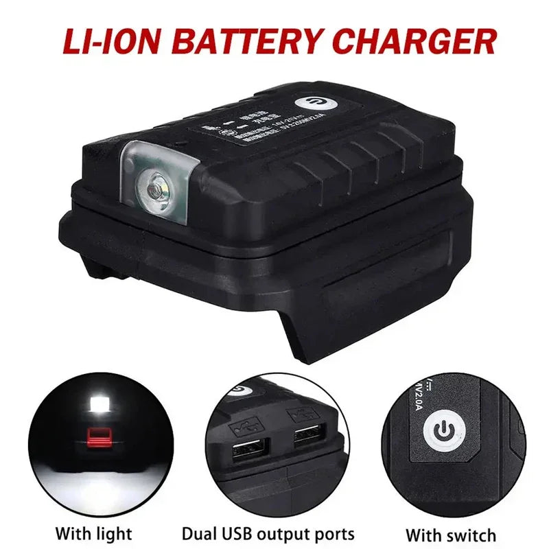 Adapter LED Working Light For Makita 14.4V/18V Li-on Battery