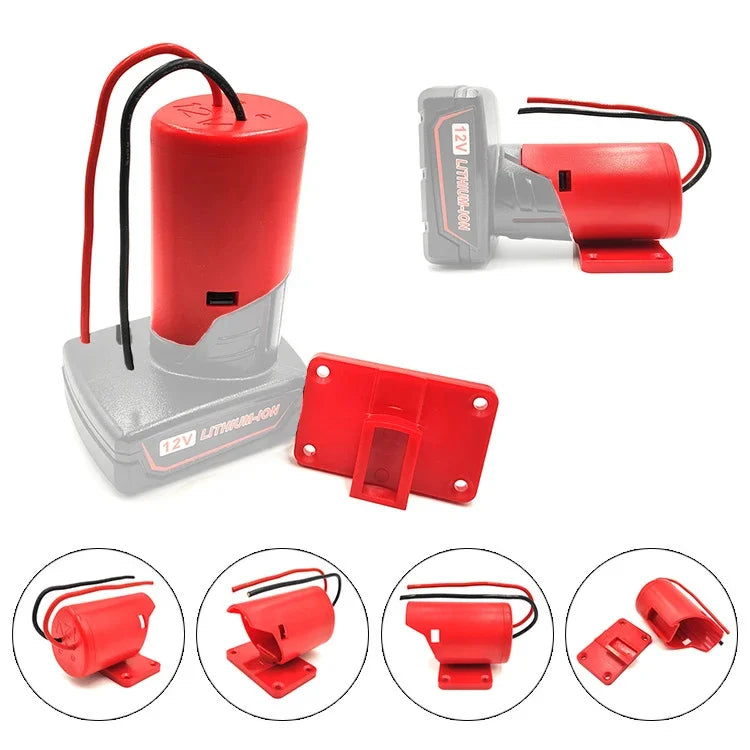 For M12 Power Connector Adapter Holster Device DIY For Milwa