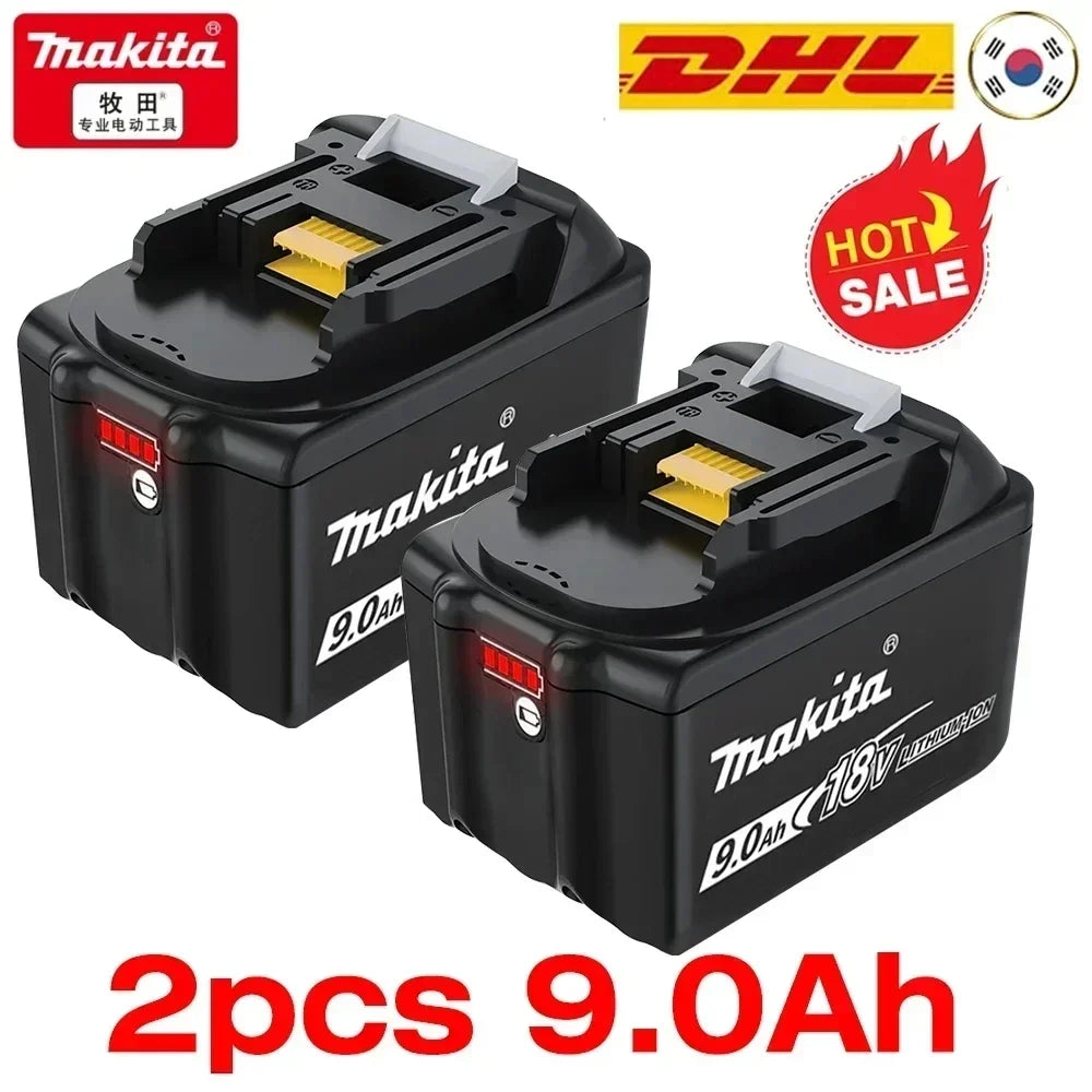 100% Original Makita 18V 6.0 Rechargeable LithiumBattery with LED Indicator High Capacity for Makita Cordles Power Tool Battery