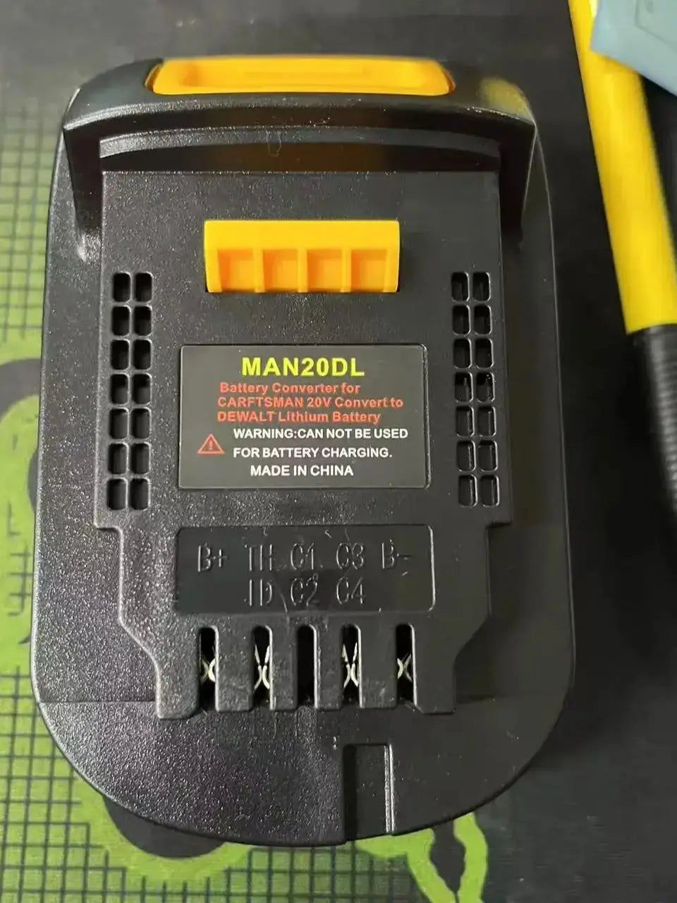 Adapter for Stanley New Fatmax V20 20V SB202 SB204 SB206 Battery Convert for Dewalt 18V/20V Li-ion Tool Use (Not Suit 18V Old)
