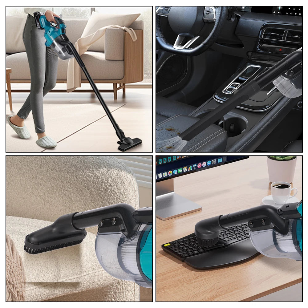 Electric Vacuum Cleaner Handheld Cordless Vacuum Home Car Du