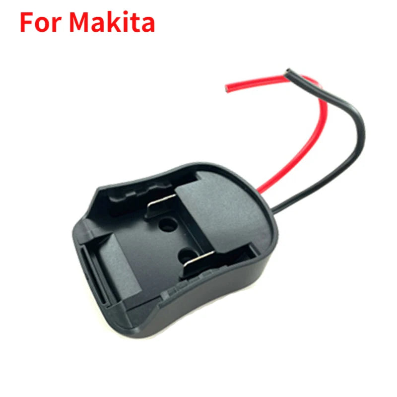 DIY Battery Adapter For Makita/Bosch/Milwaukee/Dewalt 18V Battery Adapter Power Connector DIY Adapter Dock Holder 14 Awg Wires