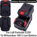 Battery Adapter/Converter for Lidl Parkside X20V Li-ion Tool