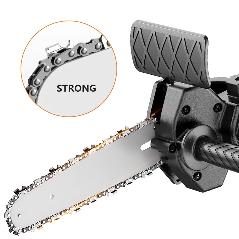 4/6 Inch Electric Drill Modified To Electric Chainsaw Adapte