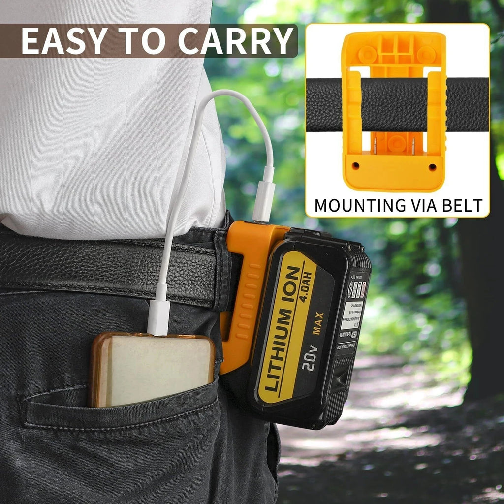 Power Tool Accessories Adapter For Dewalt 18V 20V Li-ion Bat