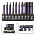 10Pcs Hex Head Wrench Drill Bit With Screwdrivers Bit Holder