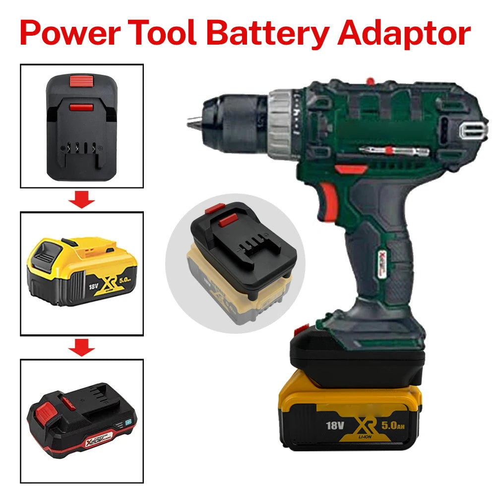 Battery Adapter Converter for DeWalt 18V Lithium Battery to 