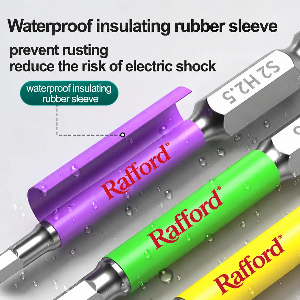 Rafford Rainbow Hex Head Allen Wrench Screwdriver Bit Set S2