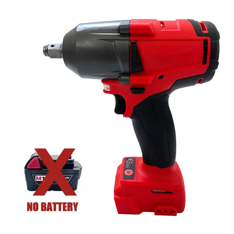 Fit Milwaukee Brushless Impact Wrench 1300NM Cordless Electric Wrench Large Torque Car Truck Repair Power Tools For 18V Battery