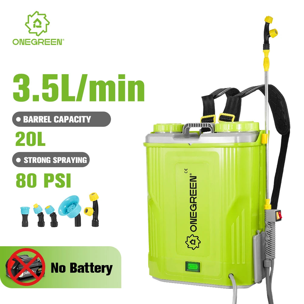 ONEGREEN 20L High Capacity Rechargeable Electric Sprayer Law