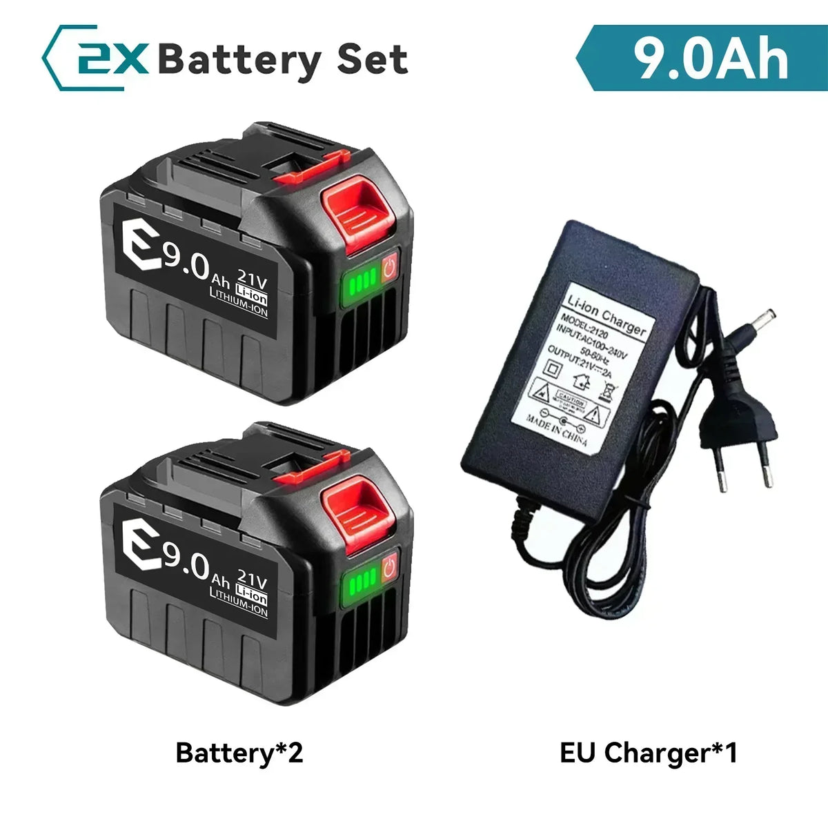 18V 21V MAX Rechargeable Battery 928VF 9000mah Li-ion Battery BL1850B BL1830B BL1430B for Makita 21V Tool Replacement Battery