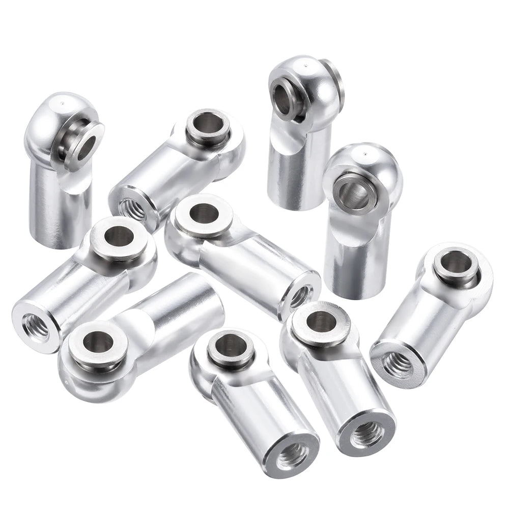 AXSPEED 10Pcs Aluminum Alloy M2 M2.5 Rod End Ball Head Joint