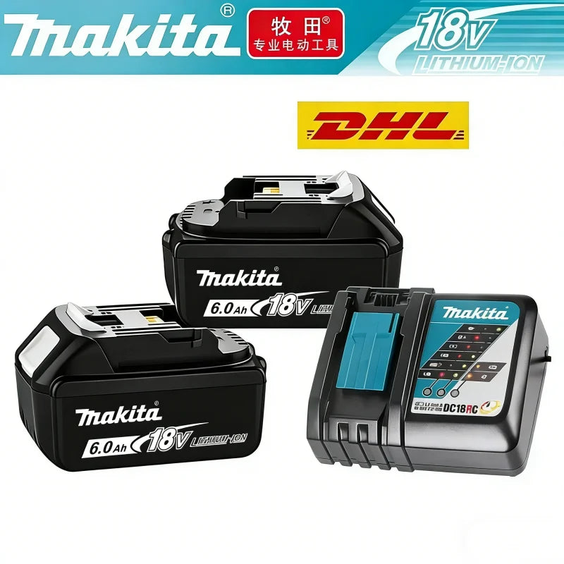 Makita 18V LXT 6.0Ah Original Rechargeable Battery BL1860 BL