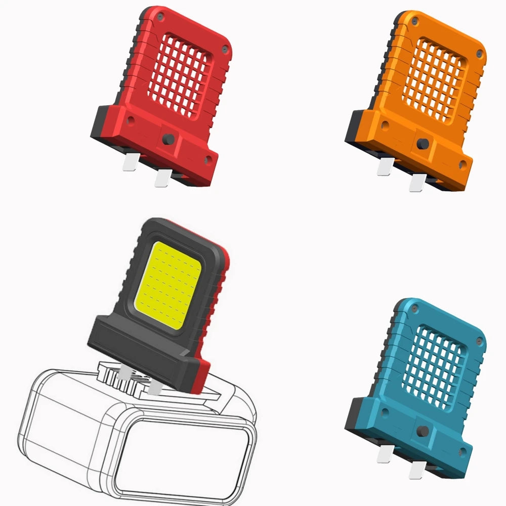 LED Work Light Power Tool Accessories for Makita Milwaukee D