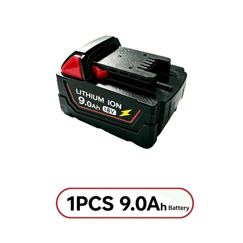 2026 new style For Milwaukee M18 Power Tool Battery Charger BR XC 18V 6.0Ah M18B5 48-11-1860 Built-in 18650 Battery12.0Ah