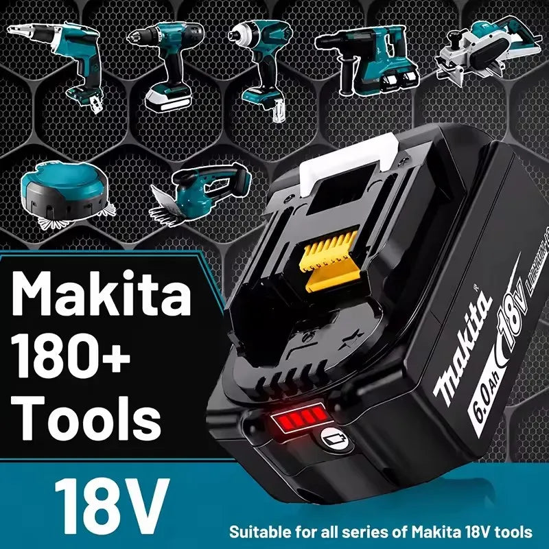 Genuine Makita 18V 6Ah 5Ah Rechargeable Battery for Makita P