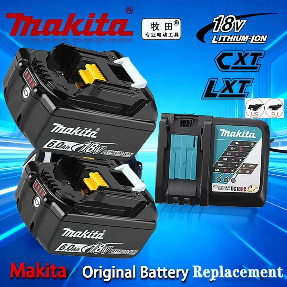 Makita 18V 6/5Ah Original Rechargeable Battery Fits BL1840 B