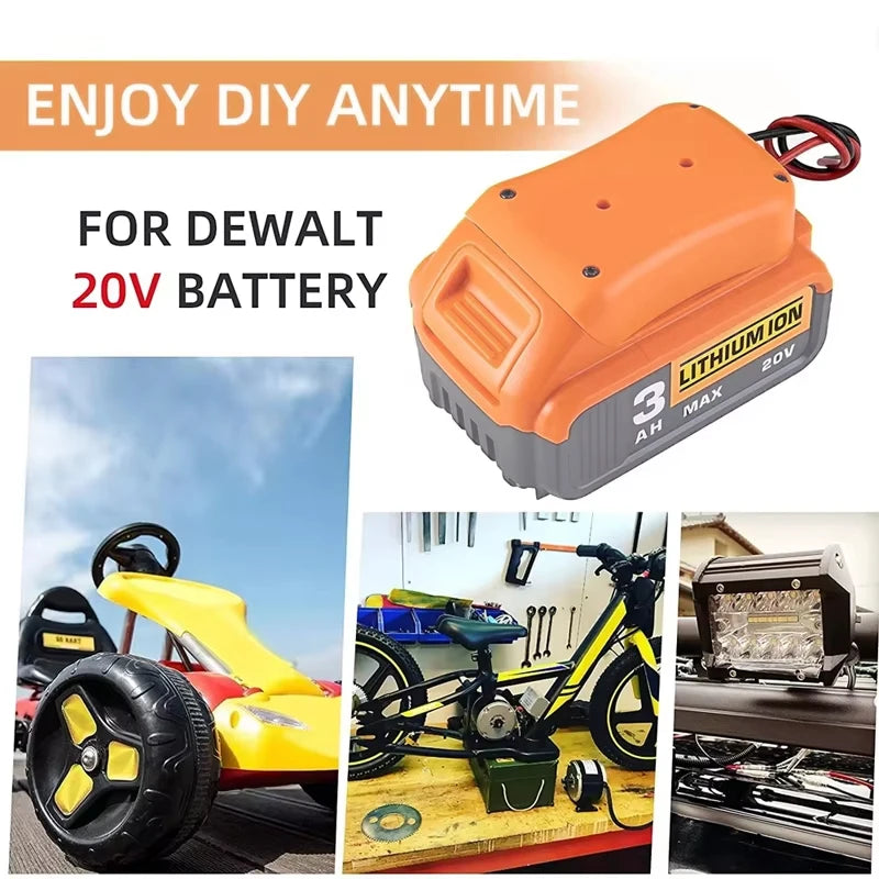 DIY Battery Adapter For Makita/Bosch/Milwaukee/Dewalt 18V Ba