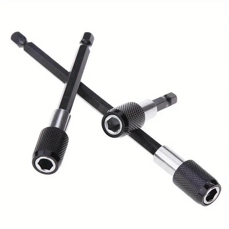 1/3pcs Magnetic Drill Bit Extension Set Quick Release & Univ