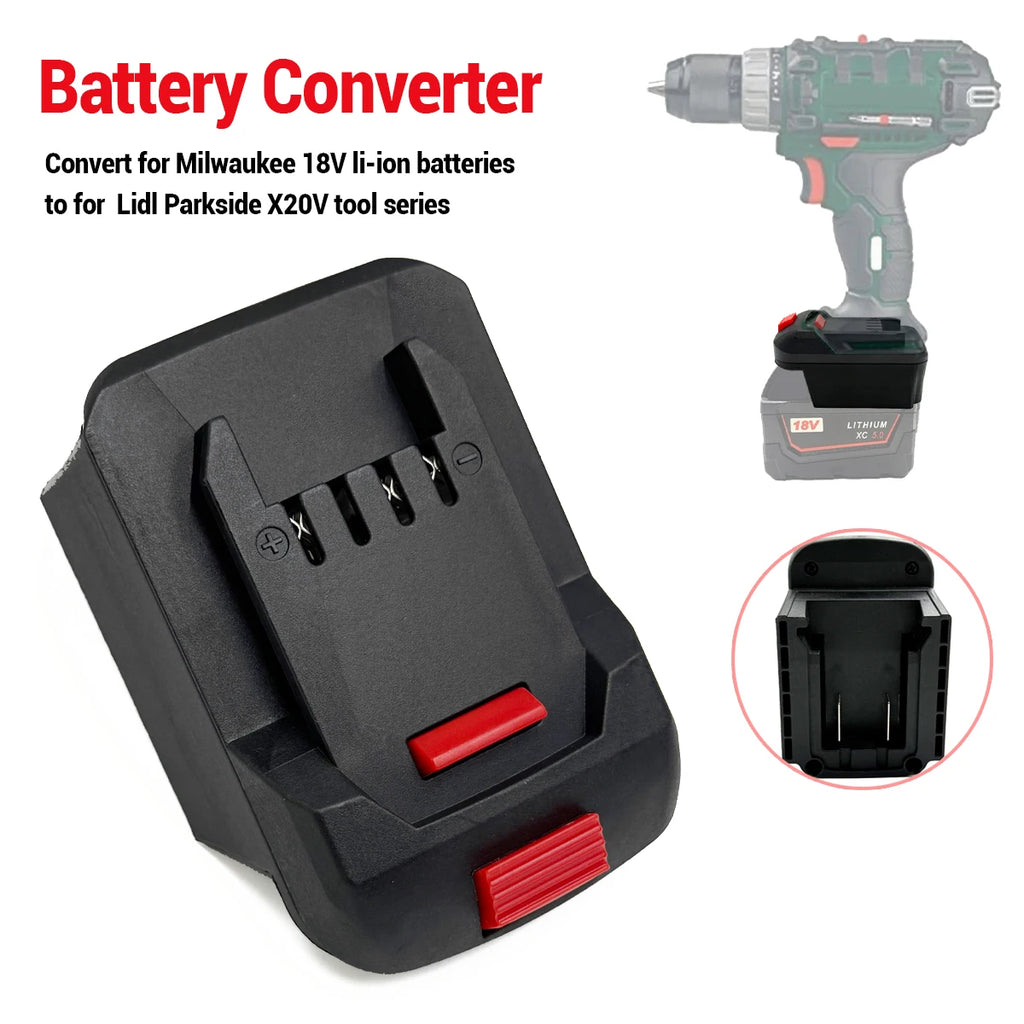 Battery Adapter/Converter for Lidl Parkside X20V Li-ion tool