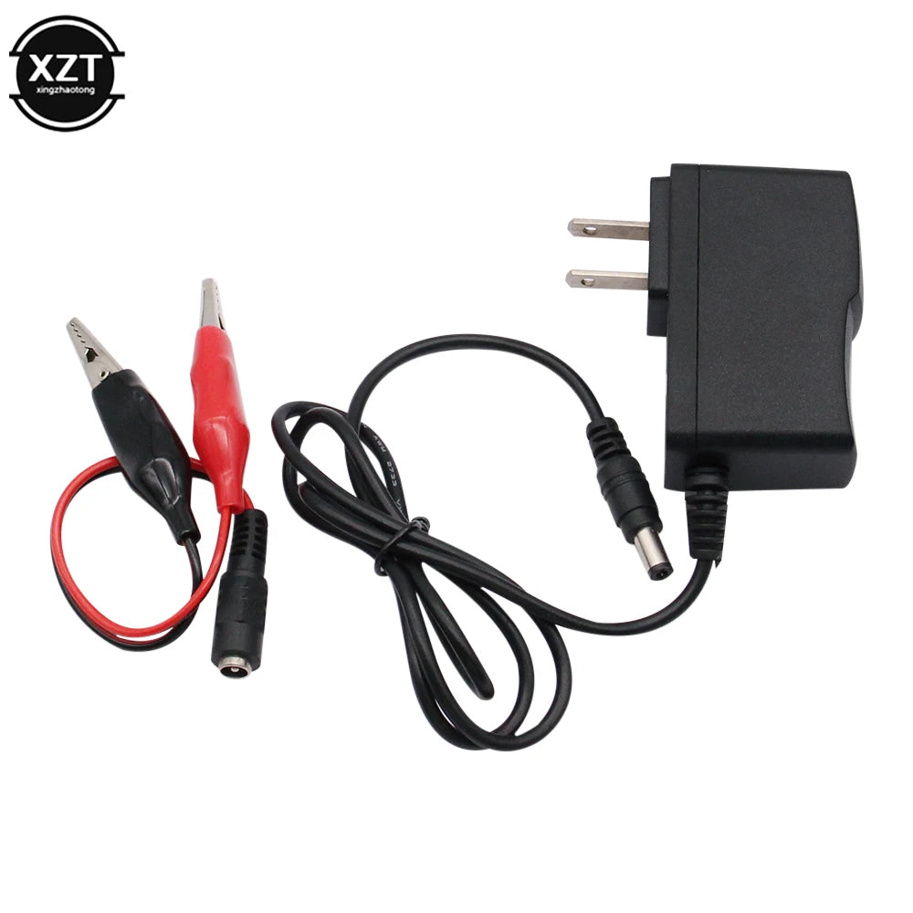 12V 1000ma Lead Acid Dry Battery Charger for Car Motorcycle 