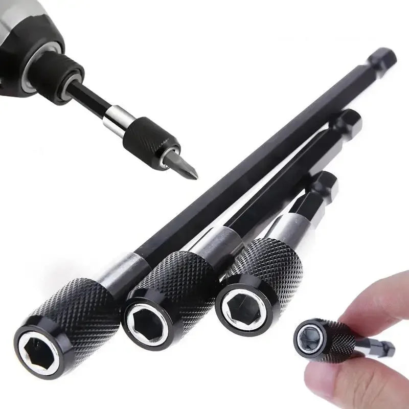 1/3pcs Magnetic Drill Bit Extension Set Quick Release & Univ