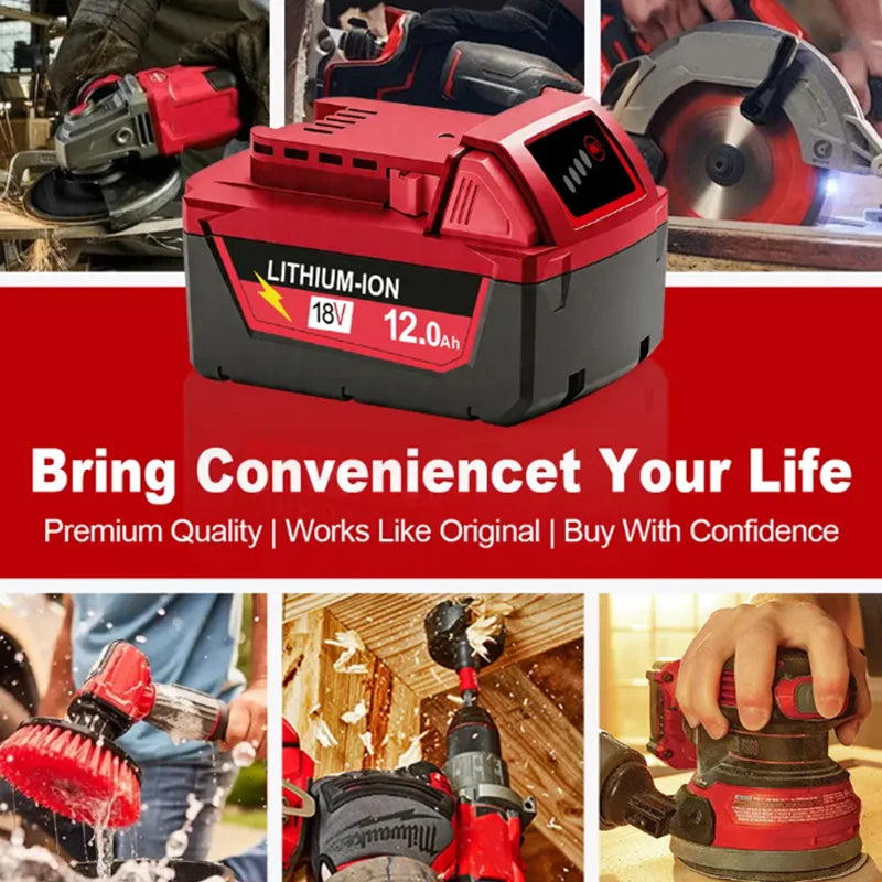 M18 For Milwaukee 18V Power Tool Battery Charger BR XC M18B5