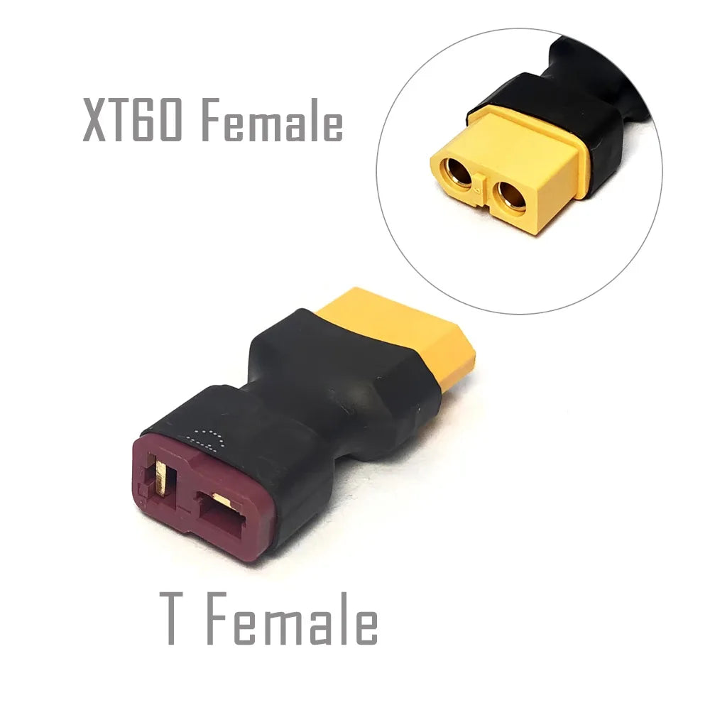 YSIDO XT30 XT60 XT90 TRX T Plug Female/Male Adapter Connector Plug for RC Model Car Aircraft Drone RC Boat Lipo Battery Part DIY