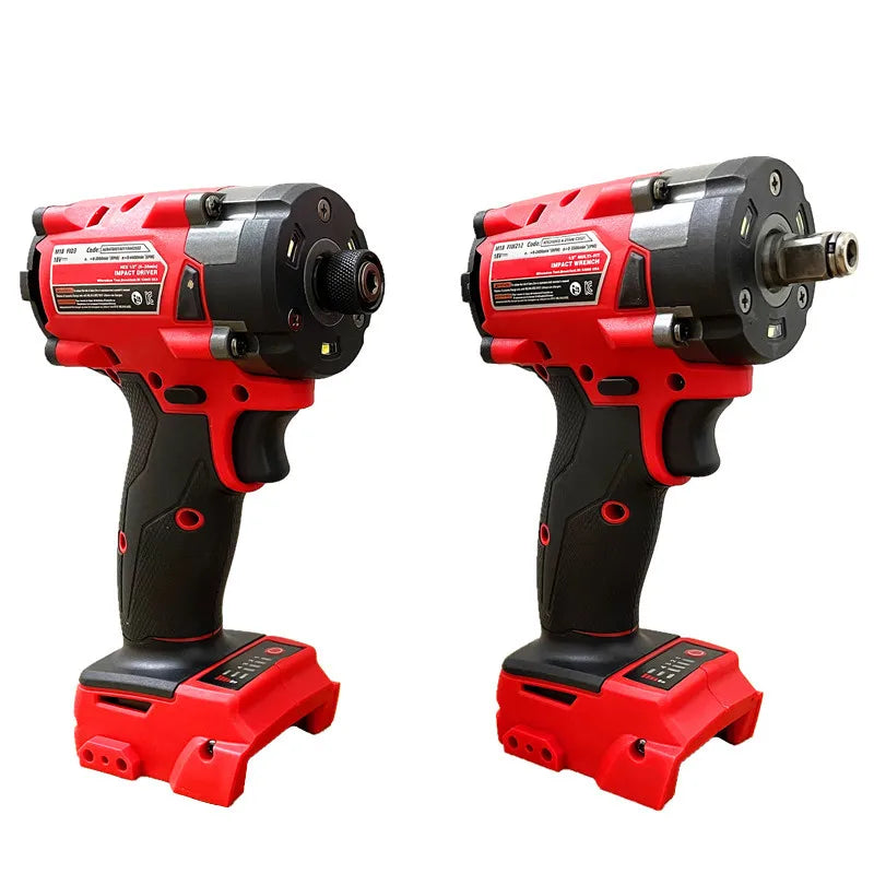 Compatible For Milwaukee 18V Battery Electric Cordless Wrenc