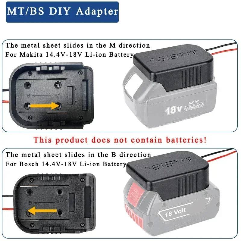 External Power Supply DIY Connector Adapter Converter For Ma