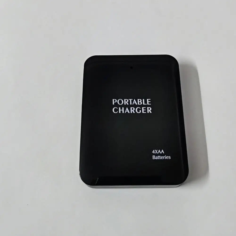4 AA Portable Charger USB Battery Power Bank LED Light Outdo
