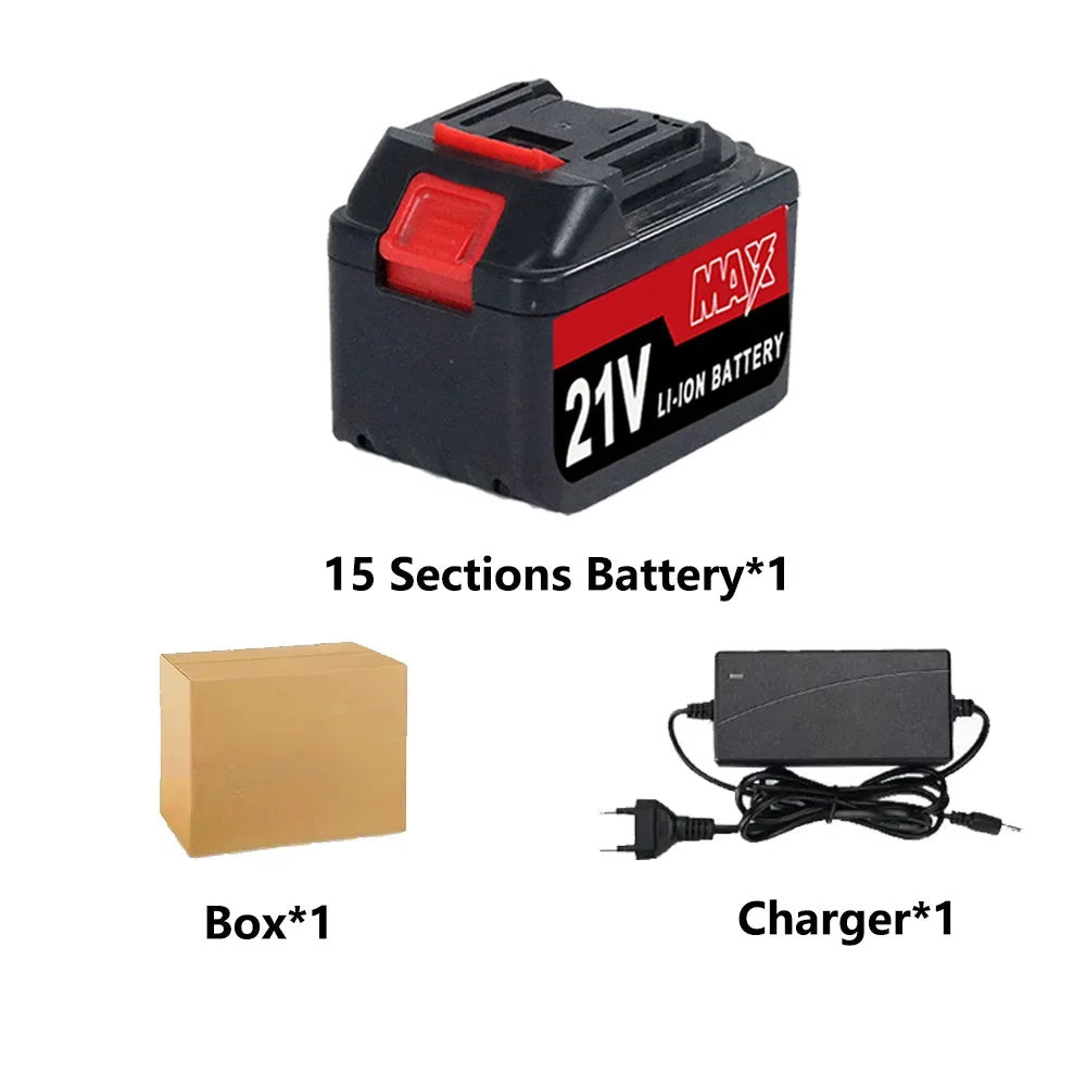 18V 20V 21V High-Power Rechargeable Lithium Ion Battery with Charger for Makita BL1830 BL1840 BL1850 Power Tool Battery