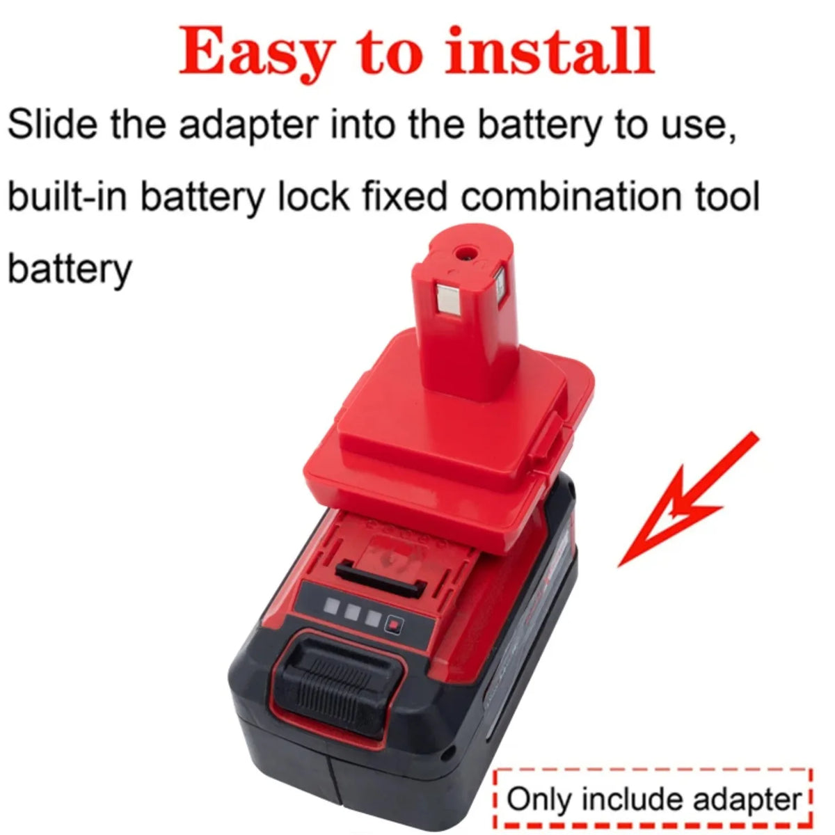 Battery Adapter Converter For Ryobi 18V ONE+ Li-ion Tool To 