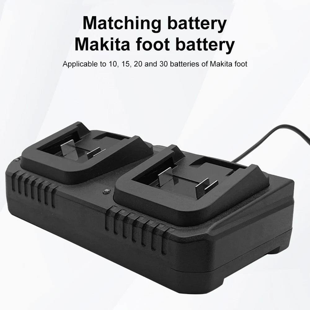 Fast Dual Slot Battery Charger Compatible With BL1415 BL1815