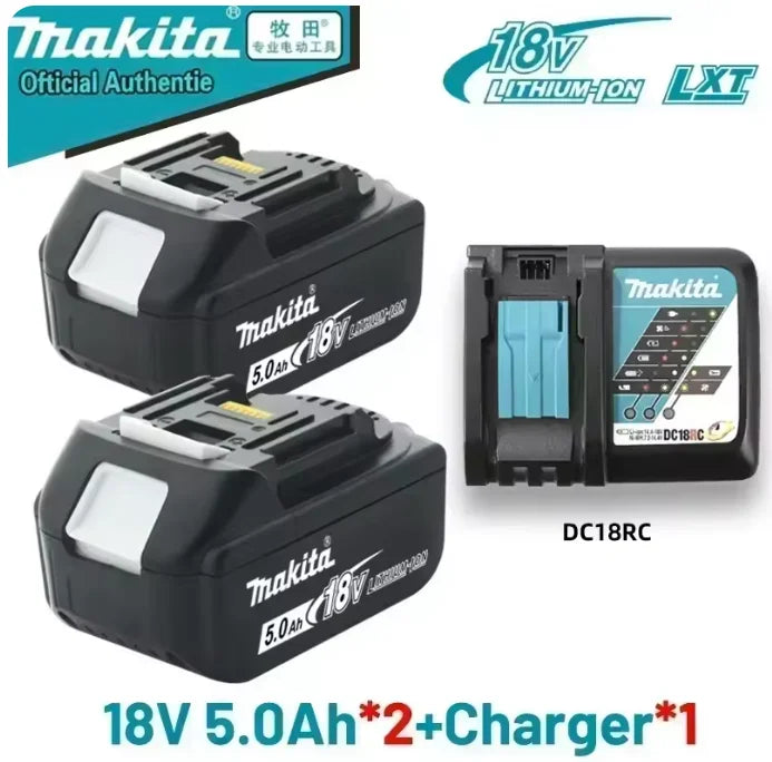 original Makita 18V battery 6.0AH 3.0AH rechargeable battery Makita 18V charger BL1860B BL1830B power tool battery