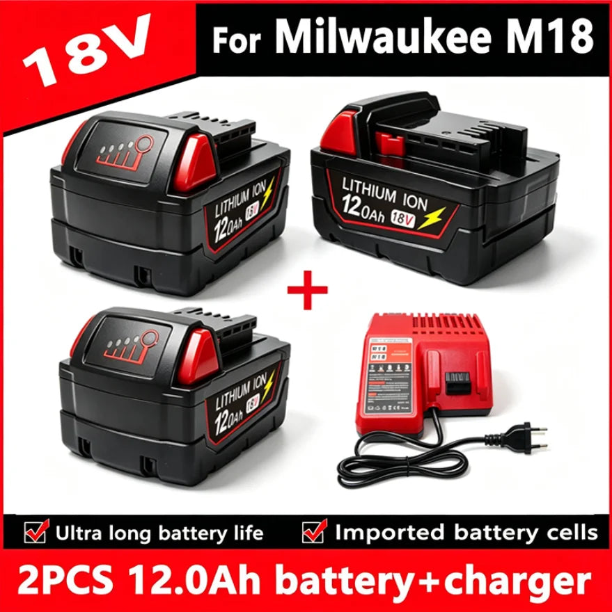 2026 new style For Milwaukee M18 Power Tool Battery Charger 