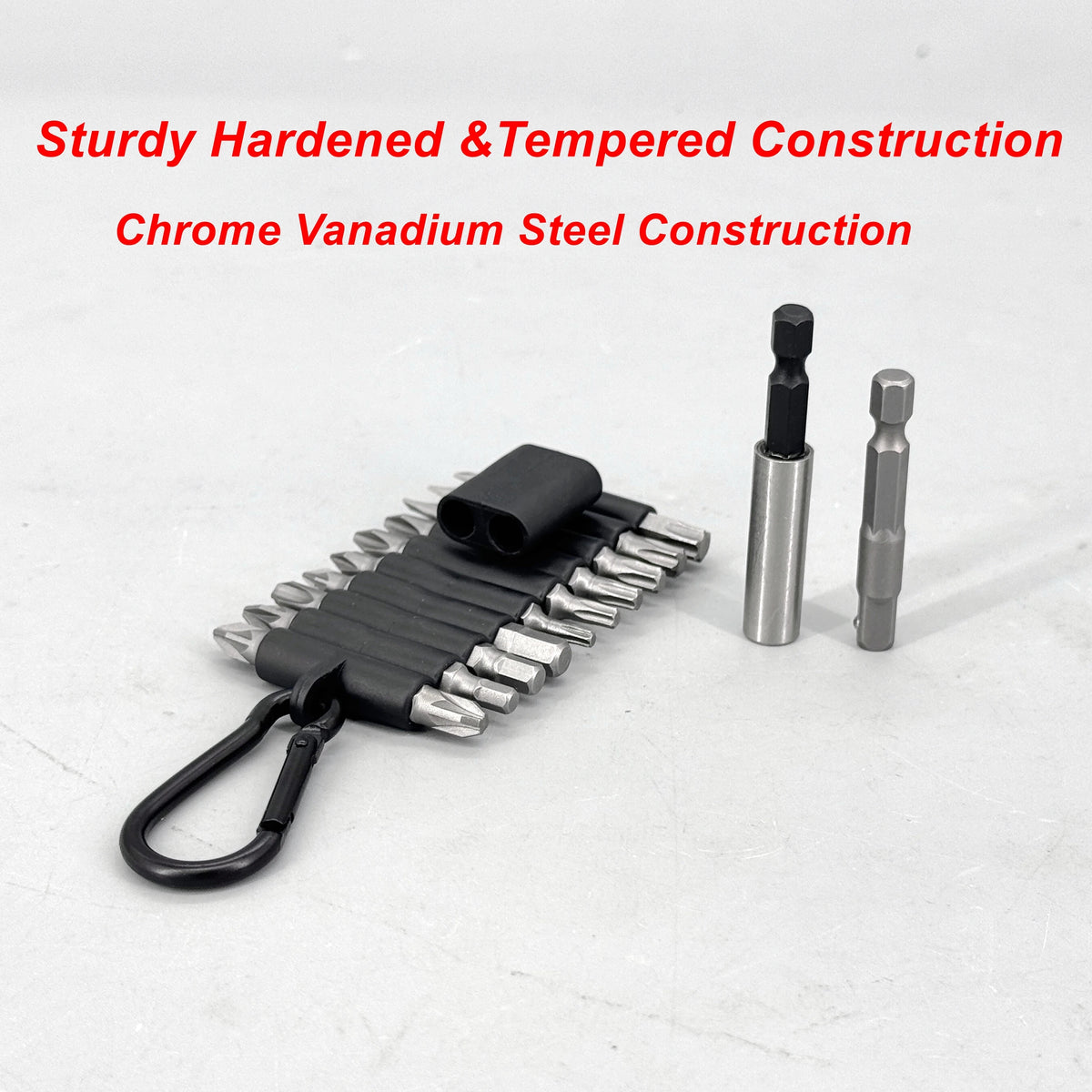 22-Piece Multi-impact Magnetic Screwdriver Bits Set CRV Inse