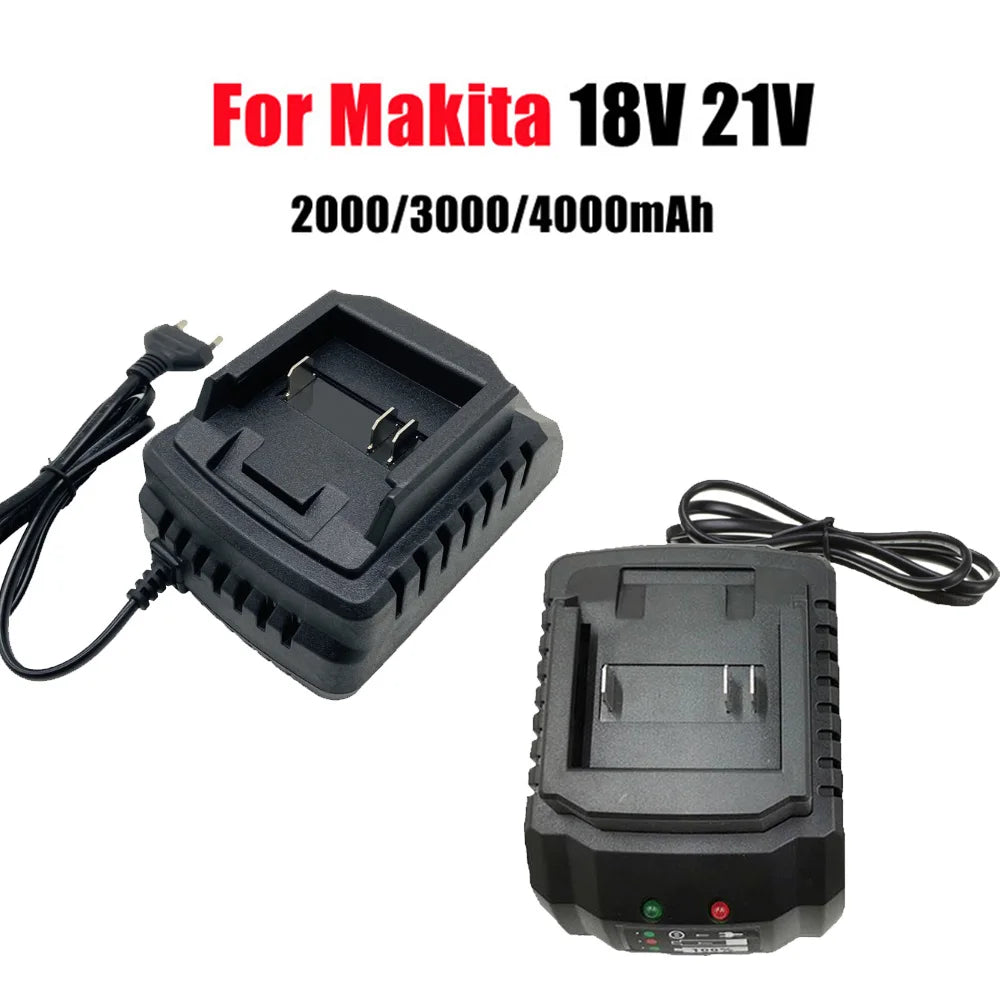 For Makita Lithium Battery Charger Suitable for 18v 21v Powe