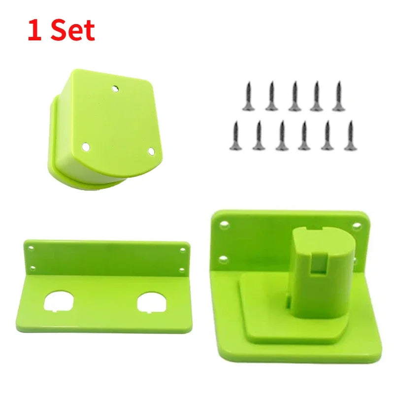 For Ryobi Holder 12V-18V Battery Wall Mount Holder Drill Mount Dock Case Suitcase For Power Tools Bracket Storage Accessories