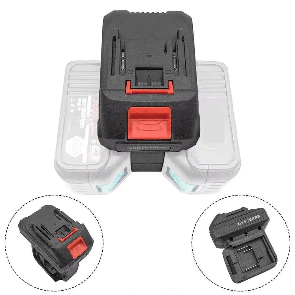 2 in 1 Battery Converter for Impact Drill Wrench Screwdriver