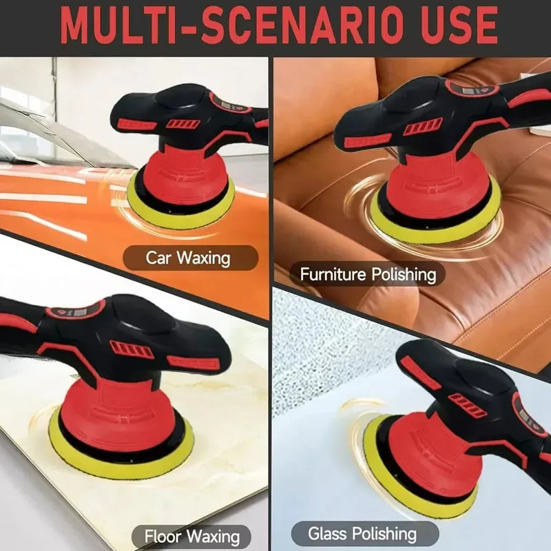 Fit for Milwaukee 18V Battery Cordless Car Polisher 8 Gears 
